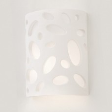 Γύψινη Απλίκα Τοίχου 1xE14 230V Λευκή 43343